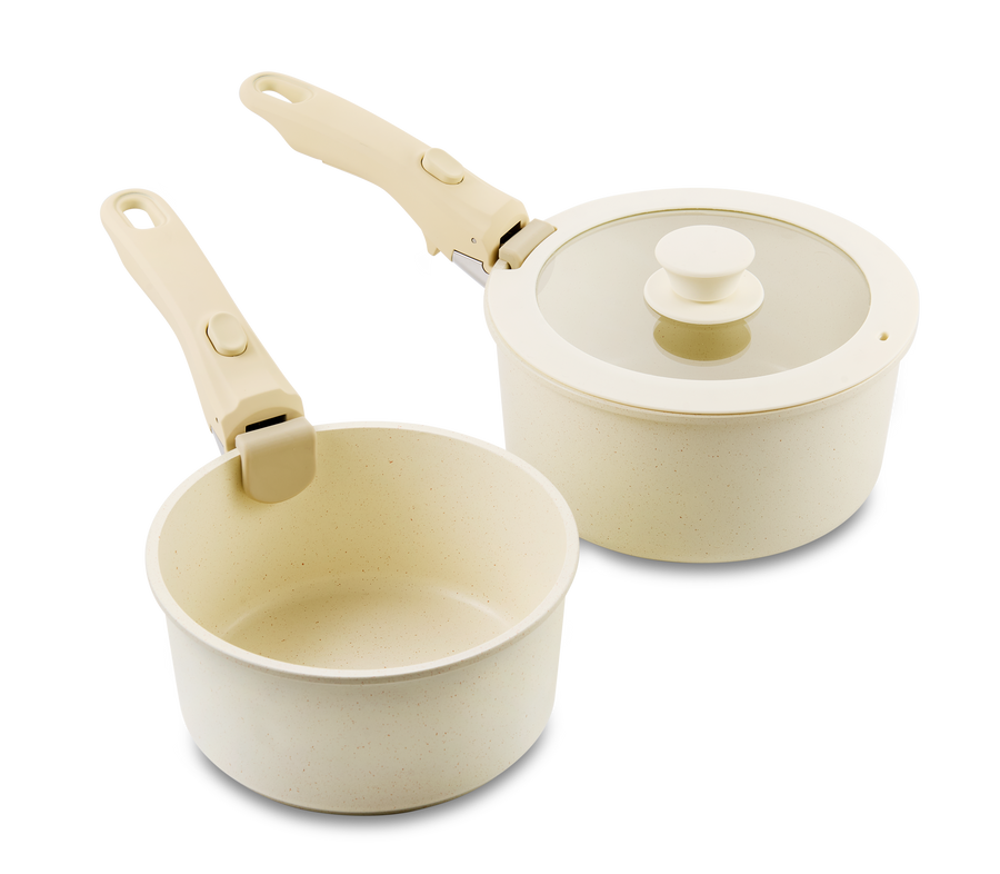 12 Piece Campstone Series – Cream Edition – Caravan & Camping Cookware