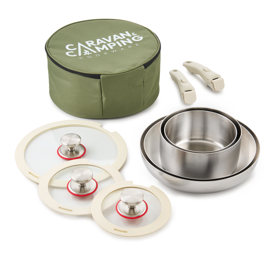 Forgecore Stainless Series | 5-Ply Cookware Set for Camping & Home ...